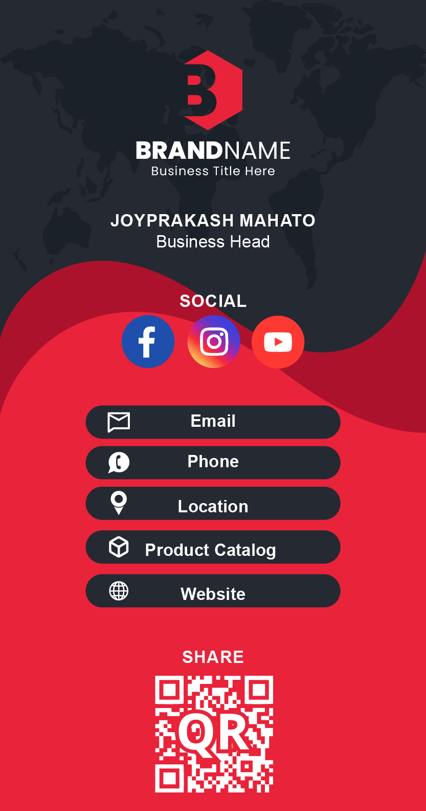 Dark Corporate template